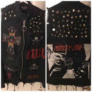 Super hot rocker vest custom made in Los Angeles.